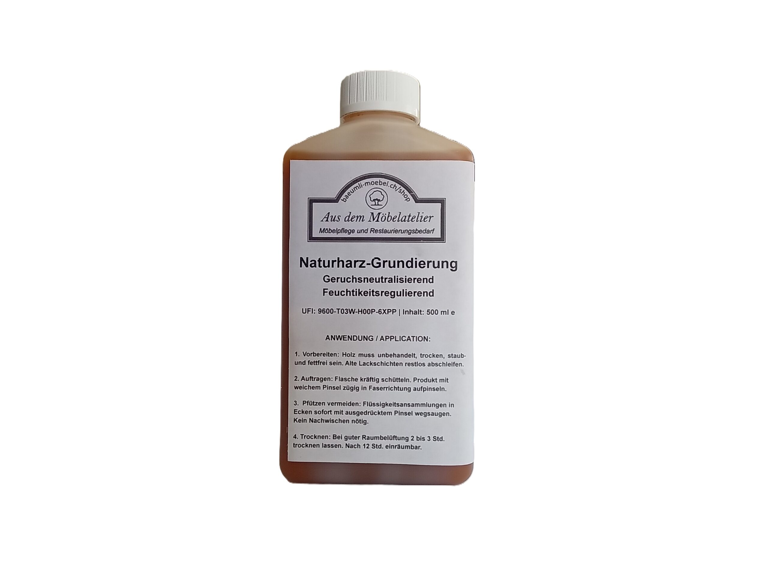 Naturharz-Grundierung für Holz wenn alte Möbel riechen