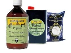 Louis XIII Lack Auffrischer Set mit Popote Vernis Laque und Wachsentferner