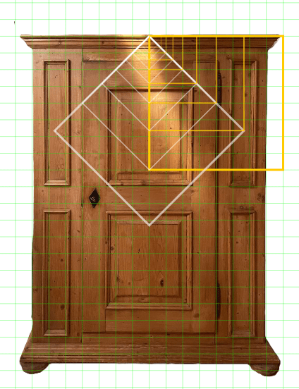 Anwendung der Quadratur zur Proportionsbestimmung